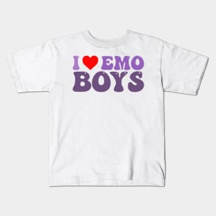 I love Emo Boys Kids T-Shirt